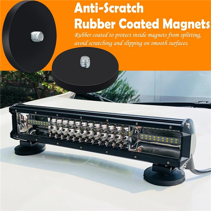 Magnetic Base Rubber Coated Neodymium Pot Magnets Suction Cup Mounting Bracket Bolt Bracket For Holding best